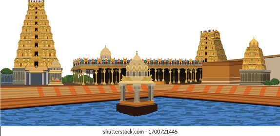 Hindu Temple \ Kovil Vector   
