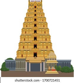 Hindu Temple \ Kovil Vector   