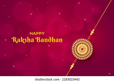 Hindu traditional Raksha Bandhan festival banner.