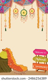 hindu wedding card design, mehndi, unique hindu wedding card design, shubh vivah, save the date, Hindu Couple