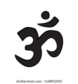 hinduism doodle icon color
