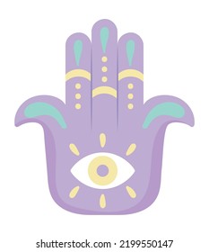 hinduism hamsa hand isolated icon