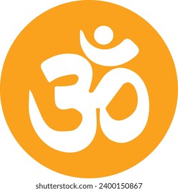 Hinduism sign | Hindu symbol | spiritual symbol | om symbol | Om icon,  Om sign, Hinduism religions mark