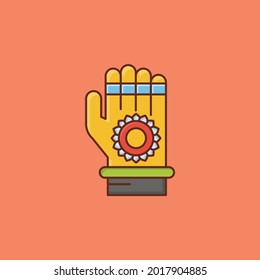 hinduism vector flat color icon