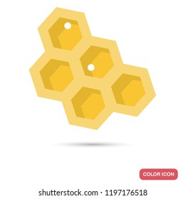 Hiney combs color flat icon
