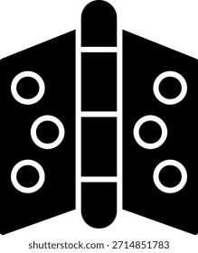 Diseño de icono de estilo de glifo de bisagra