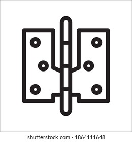 Hinge Icon Vector Logo Template Illustration