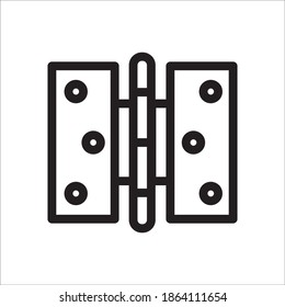 Hinge Icon Vector Logo Template Illustration
