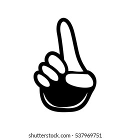 hint finger Icon Vector Illustration