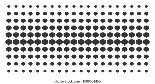 Hint icon halftone pattern, designed for backgrounds, covers, templates and abstraction effects. Vector hint pictograms arranged into halftone array.