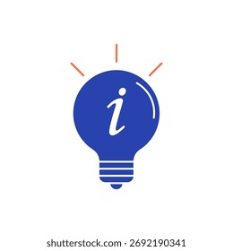 hint icon outline editable stroke line drawing eps