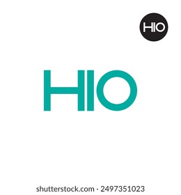 HIO Logo Letter Monogram Design