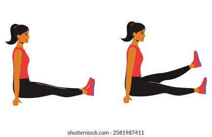 Hip Abduction L-Sit Leg Raise Alternating is a dynamic bodyweight exercise that targets the hip abductors, core, and lower body. This movement involves sitting in an L-sit position and alternating leg