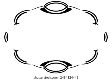Hip Circle Band Vibrant Line Art Illustration Designs Inspiration