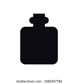 Hip Flask Icon. Camping Sign and Symbol. Alcohol  Men Drinking Accessory
