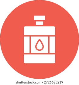 Hip Flask Vector Icon Design Illustration
