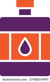 Hip Flask Vector Icon Design Illustration
