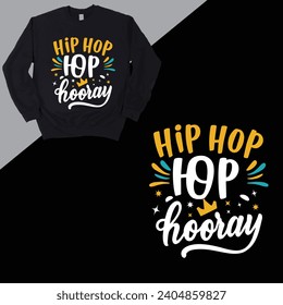 Hip Hip Hooray! t shirt design,print