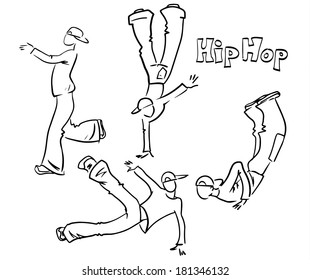 hip hop dancer set