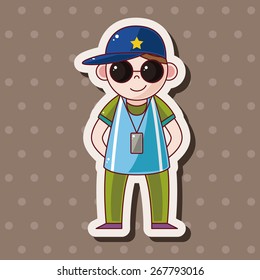 hip hop dancer theme elements