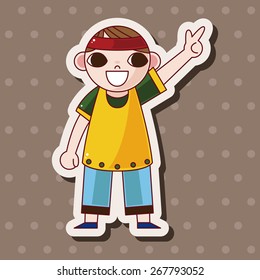 hip hop dancer theme elements