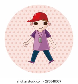 hip hop dancer theme elements