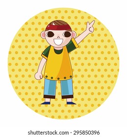 hip hop dancer theme elements