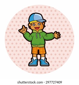 hip hop dancer theme elements