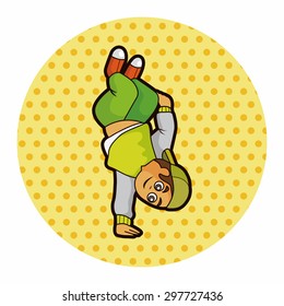 hip hop dancer theme elements