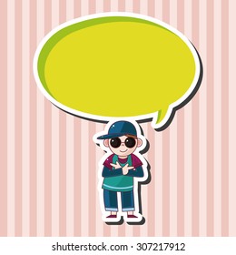hip hop dancer theme elements