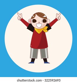 hip hop dancer theme elements