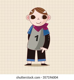 hip hop dancer theme elements