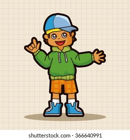 hip hop dancer theme elements