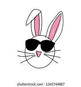 Hip Hop Easter Bunny illustration