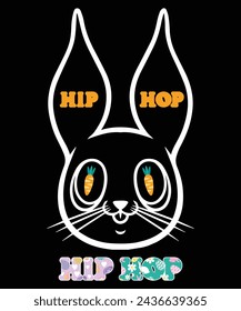 Hip Hop Easter Bunny Shirt, Funny Cute Easter T-Shirt