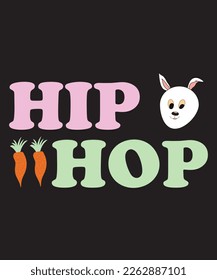 Hip Hop Easter Bunny SVG Sublimation Graphic