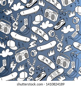 hip hop graffiti dollar sign skateboard background texture wallpaper design graphic vector pattern