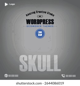 Hip Hop e Heavy Music Vetor Design - Mínimos Elementos Gráficos de Fone de Ouvido e Baixo para Festa de Clube, Temas de Gangues Criminosas, Arte Estilo Horror, Áudio Legal e Capas de Música

