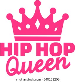 Hip hop queen with crown