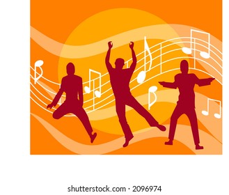 hip hop silhouettes music