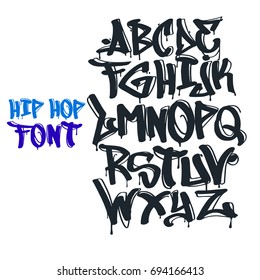 Hip Hop Tag Graffiti Font