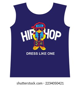 Hip Hop T-Shirt Design Baba Boy