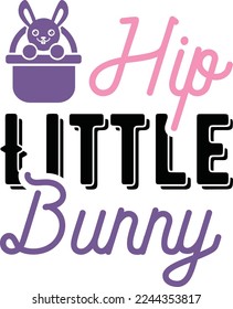 Hip Little Bunny For eps File