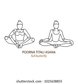 hip opener yoga vector