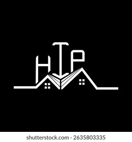 HIP Real State logo design, HIP logotipo simples e moderno. HIP design de alfabeto luxuoso  