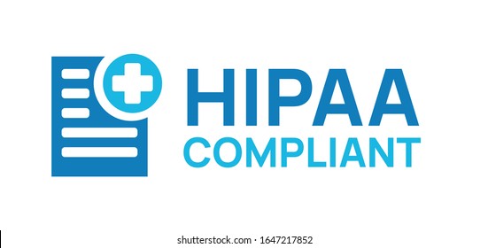 HIPAA Compliant Health Insurance Icon Vector Isolated