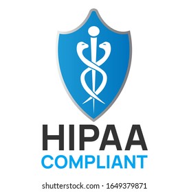 HIPAA Compliant Icon for Health Insurance