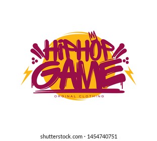 hiphop game tshirt design illustration design 