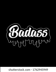 Hip-hop music logo, Badass design, Typography logo design. Hand drawn logo.