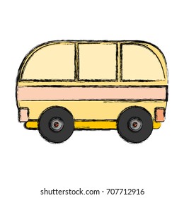 hippie bus  vector illustration